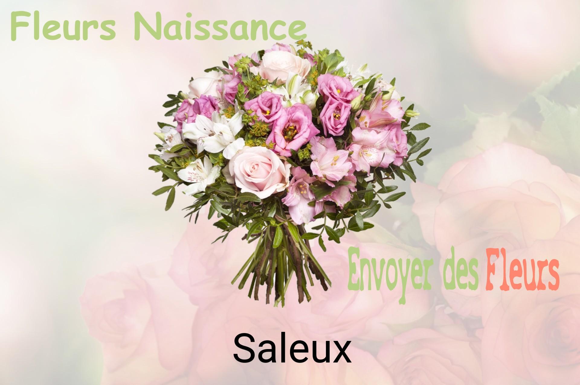 Bouquet de fleurs de naissance livré à Saleux